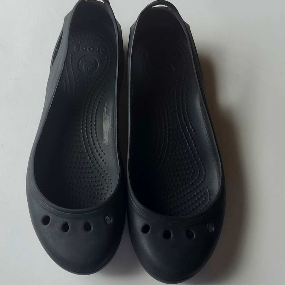 Crocs Women's Kadee Slip-On Shoes Sandals Black Mary Jane Black Size W10 Mexico